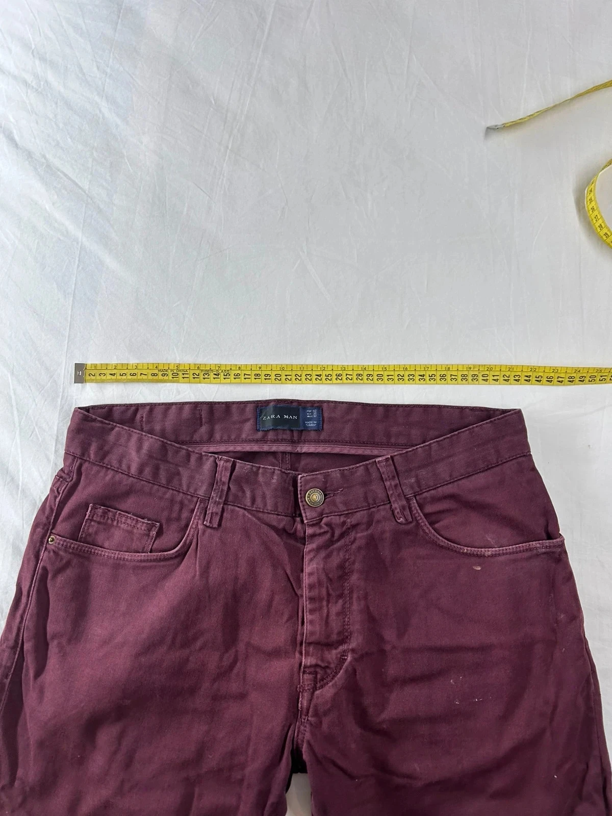 Rode bordeaux vintage jeans Zara Man – photo 5